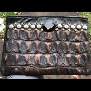KurtMen Design exquisite croc leather clutch! FAB!